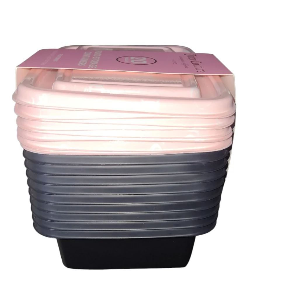 Juicy Couture Pink and Black Food Storage Set